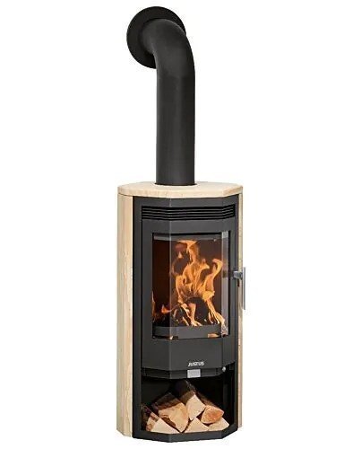 Kaminofen Justus Usedom 5 D – 5,5 kW, Dauerbrandofen mit Automatik & Prismascheibe – Bild 3